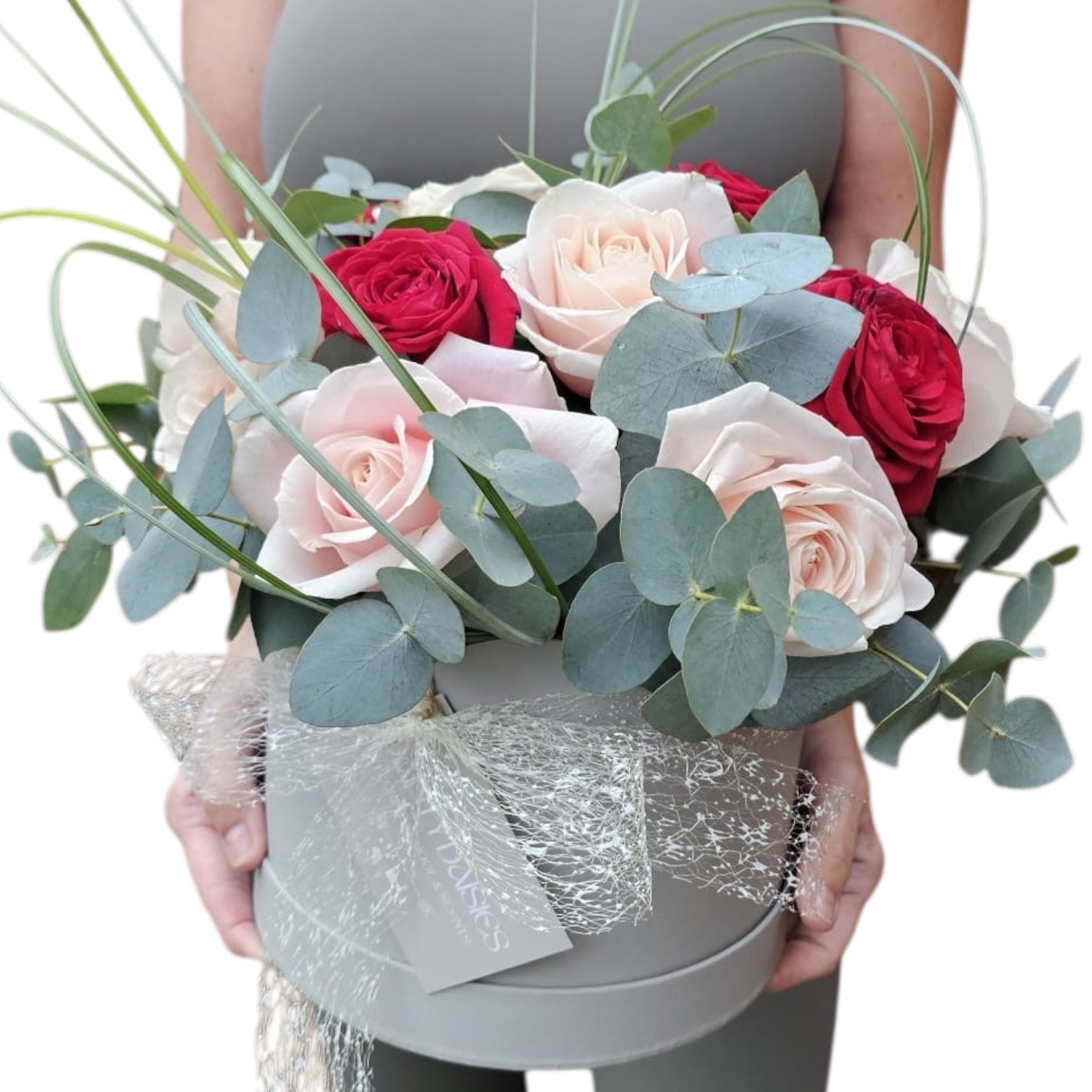 Hat box flowers