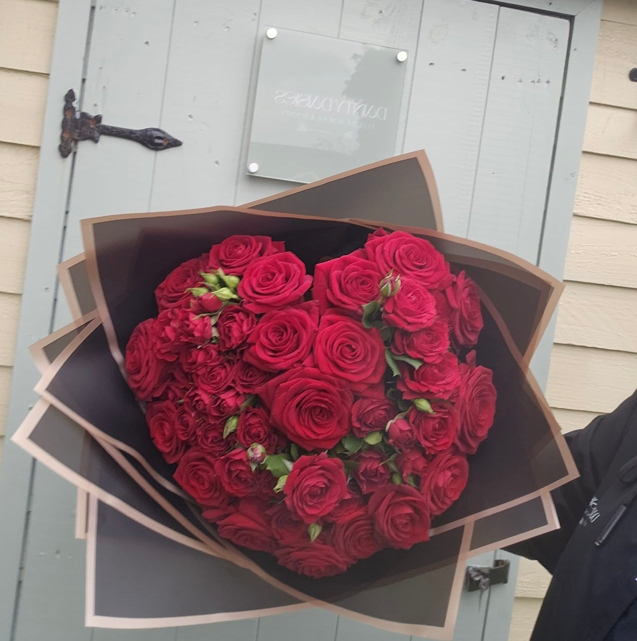 Heart shape rose bouquets
