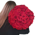 All red rose bouquets