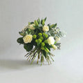 All white rose bouquets